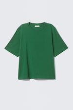 Dark Green - Perfect Boxy T-shirt - 4