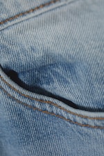 Light stonewash - Ample Low Rise Loose Wide Jeans - 1