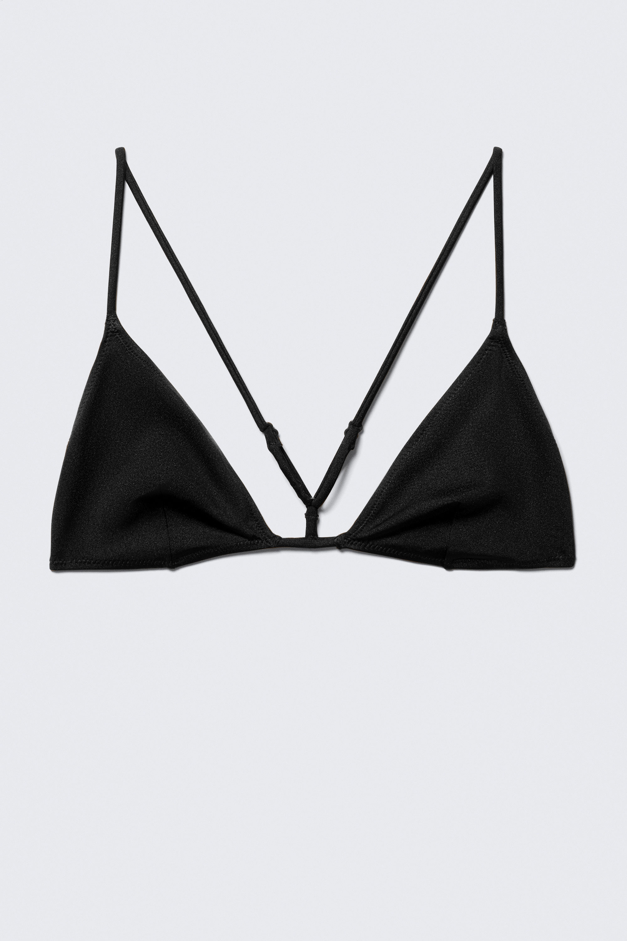 Noir - Haut de bikini triangle dos nageur - 3