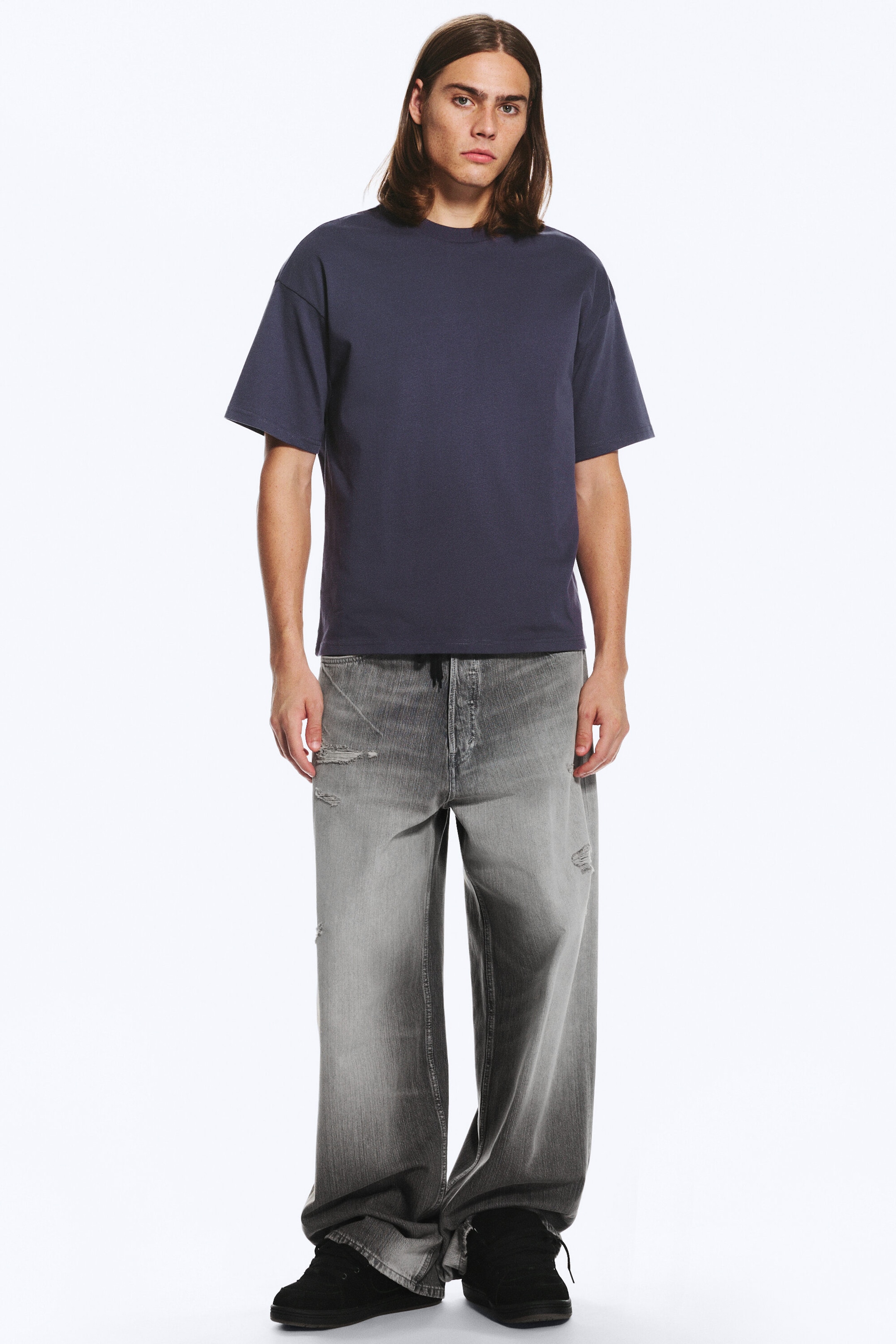 Flieder - T-SHIRT MIT ENTSPANNTER PASSFORM - 2