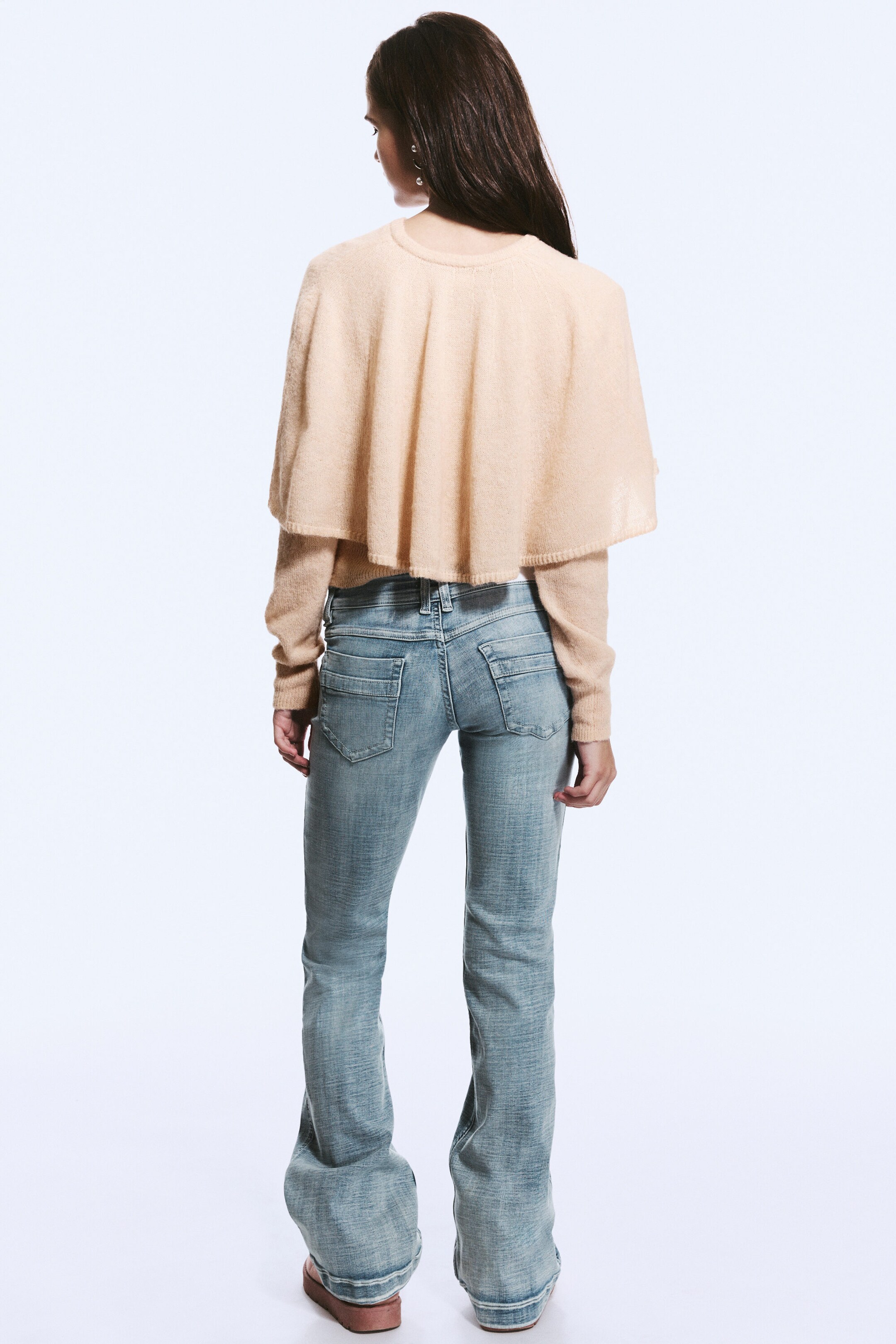 Ice Blue - Hellblau - Low Waist Slim Flared Jeans - 5
