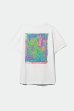 White & surf - Oversized Graphic Printed T-shirt - 1