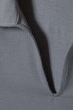 Dark Grey - Phoebe Polo Top - 1
