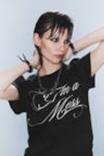 Black - I'm a Mess - CM x LB Fitted Short-Sleeved Unisex T-shirt - 4