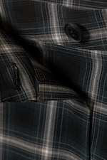 Checked - Mid Rise Pleated Midi Skirt - 3