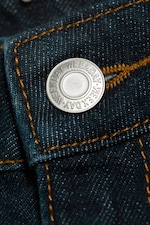 Rain Blue – mørkeblå - Ample jeans med lavt liv, vide ben og løs passform - 1