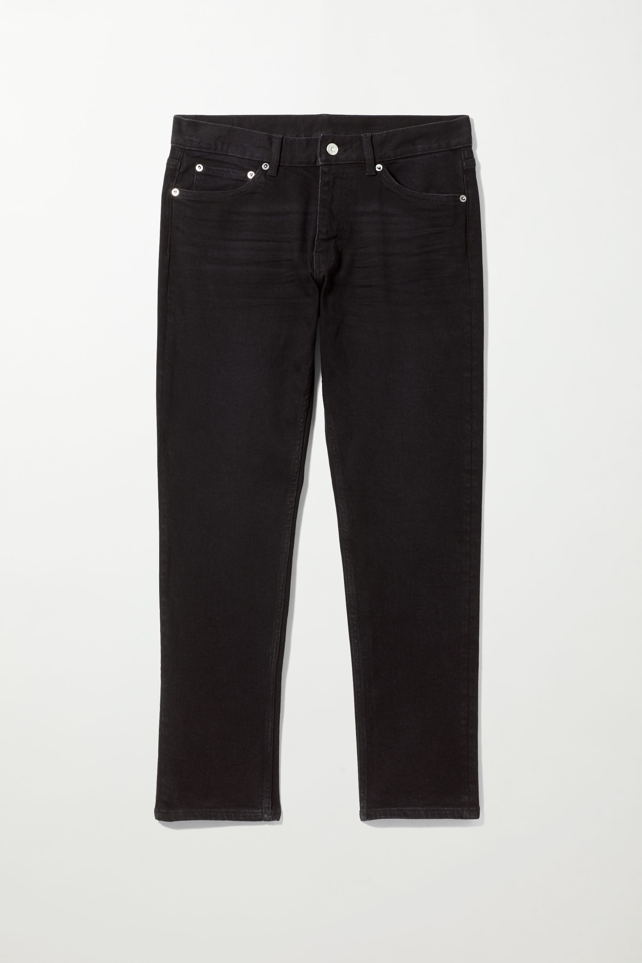 Almost Black - Easy Regular Straight Jeans - 0