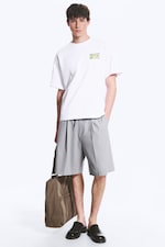 White - Welcome To Earth - T-shirt met boxy pasvorm en grafische print - 1