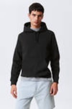 Black - Relaxed Heavy Hoodie - 0