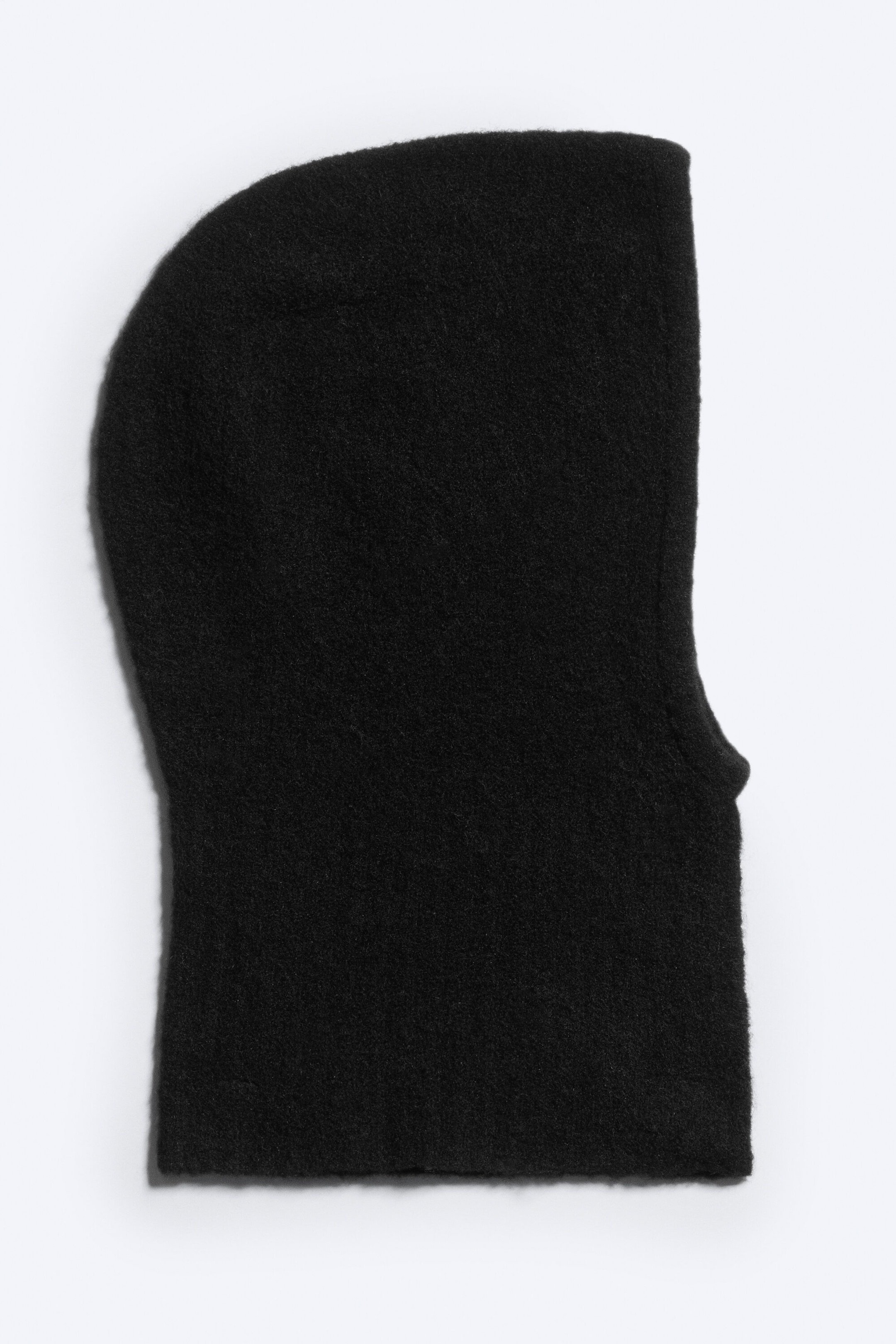 Black - Wool-Blend Hood - 0