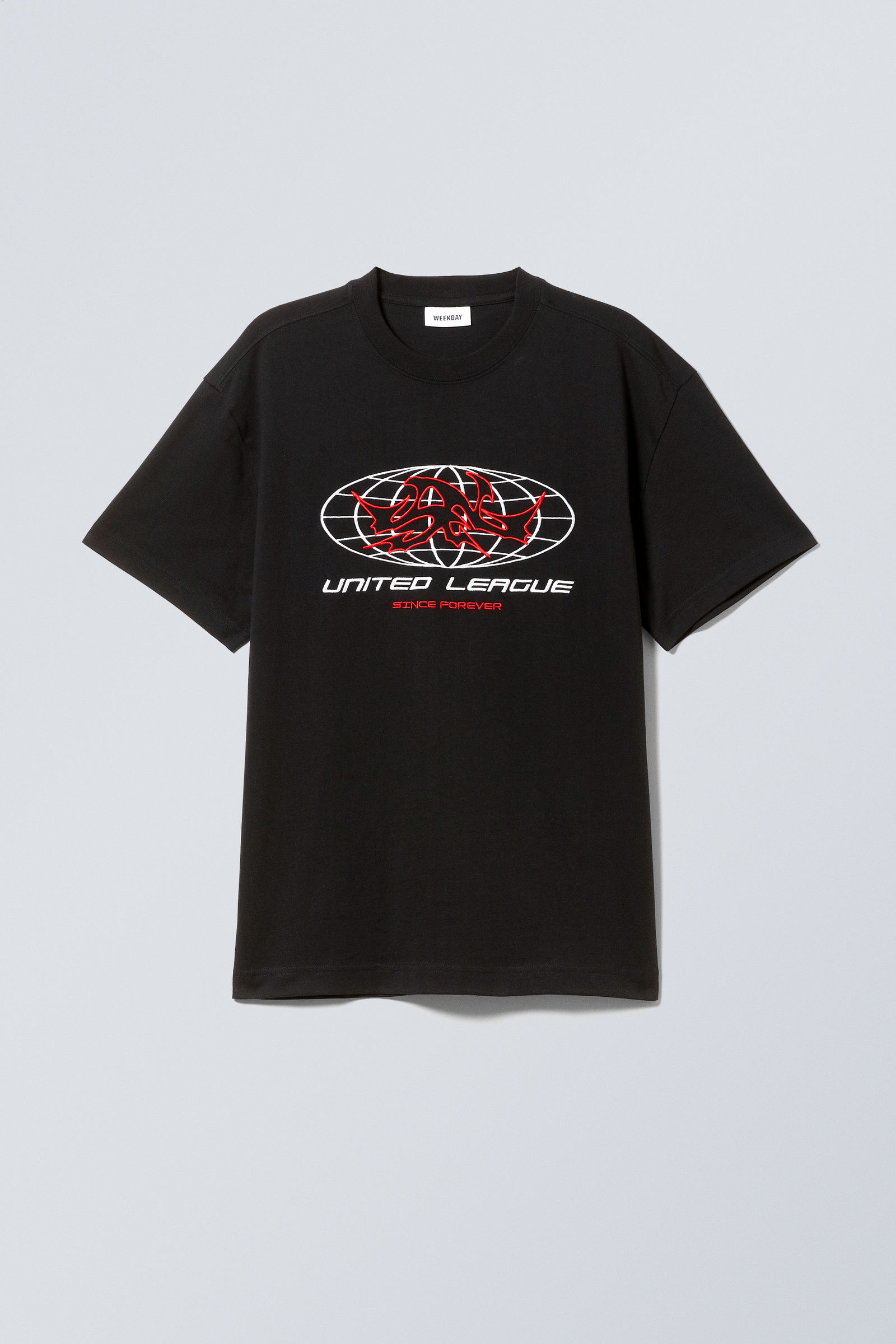 oversized graphic printed t-shirt - United League | Weekday EU