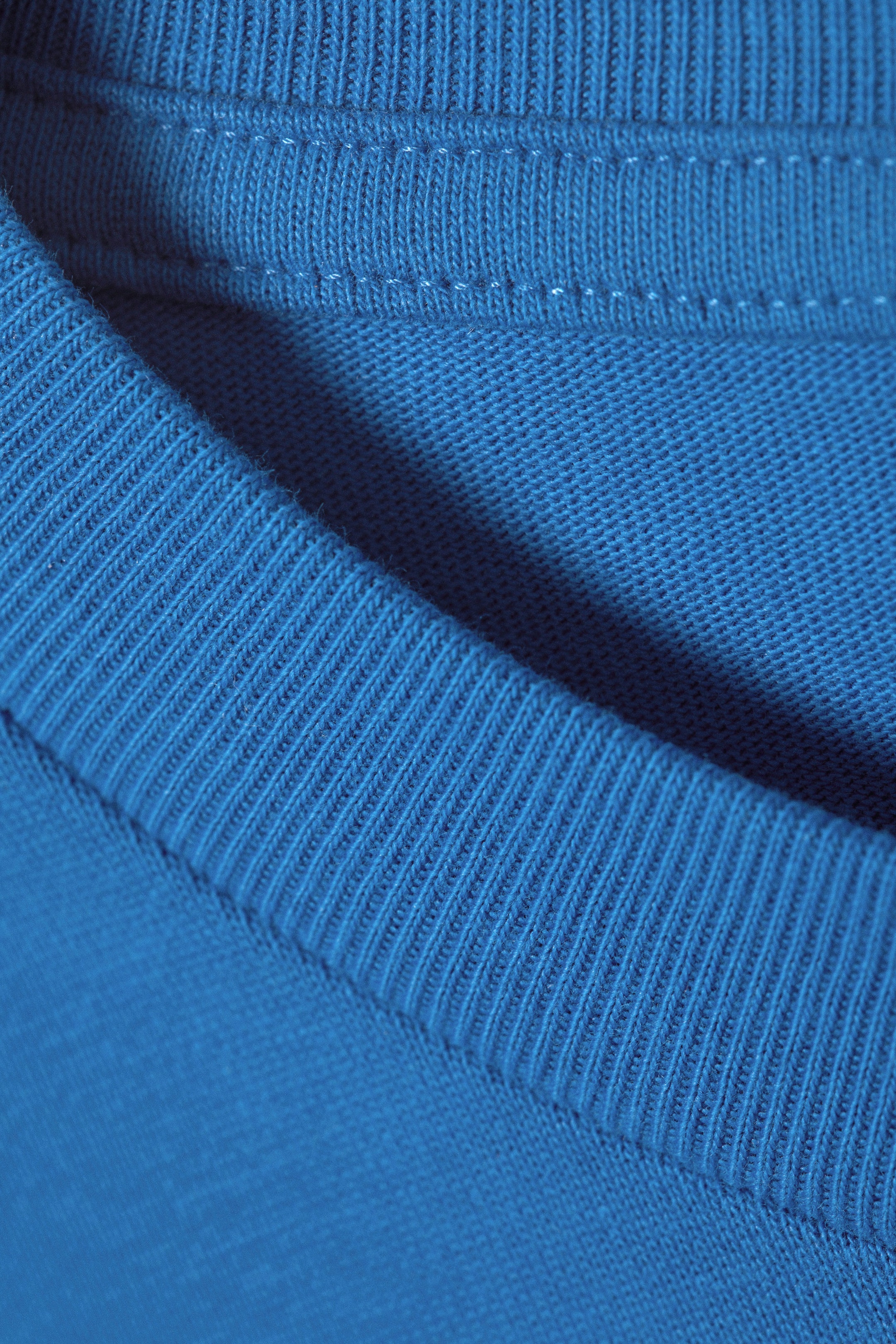 Blau - Sadphant - Bedrucktes kastiges T-Shirt - 1