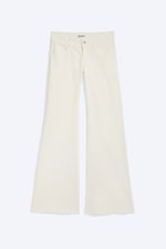 Dusty White - Stretch Bootcut Trousers - 3