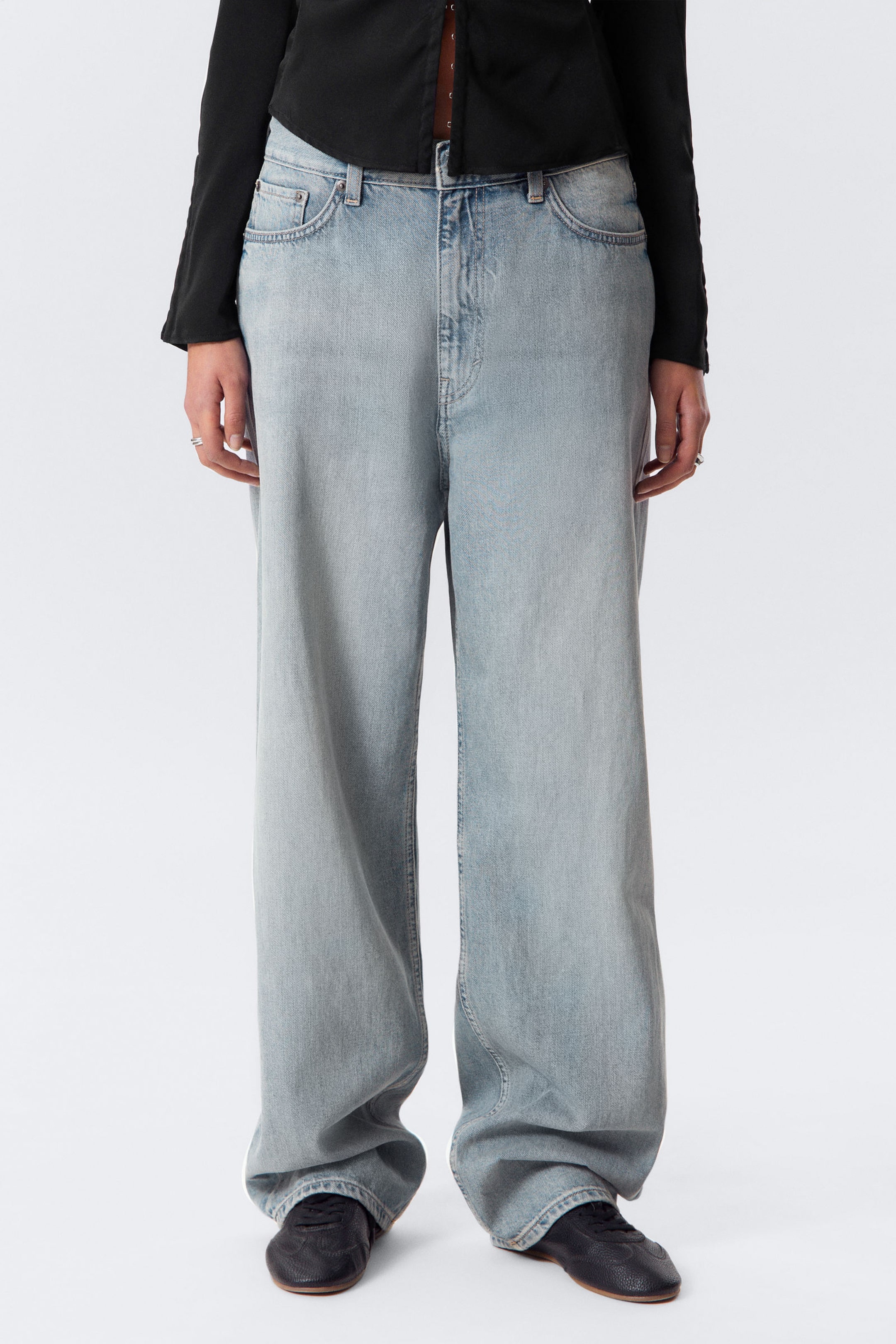 #8898AC - Galaxy Loose Straight Leg Jeans - 2
