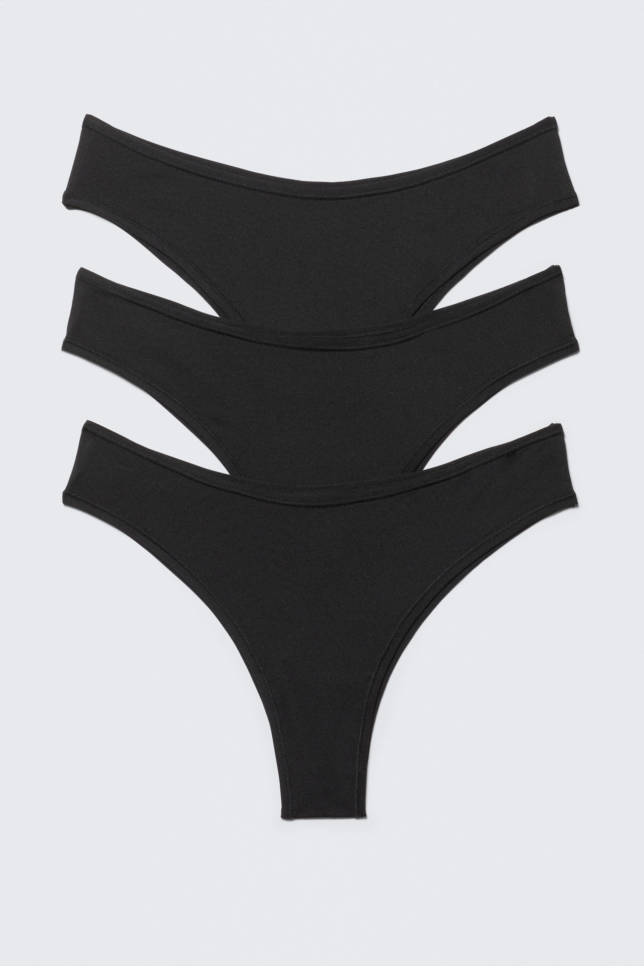 Black - 3-pack Soul Micro Brazilian Bottoms