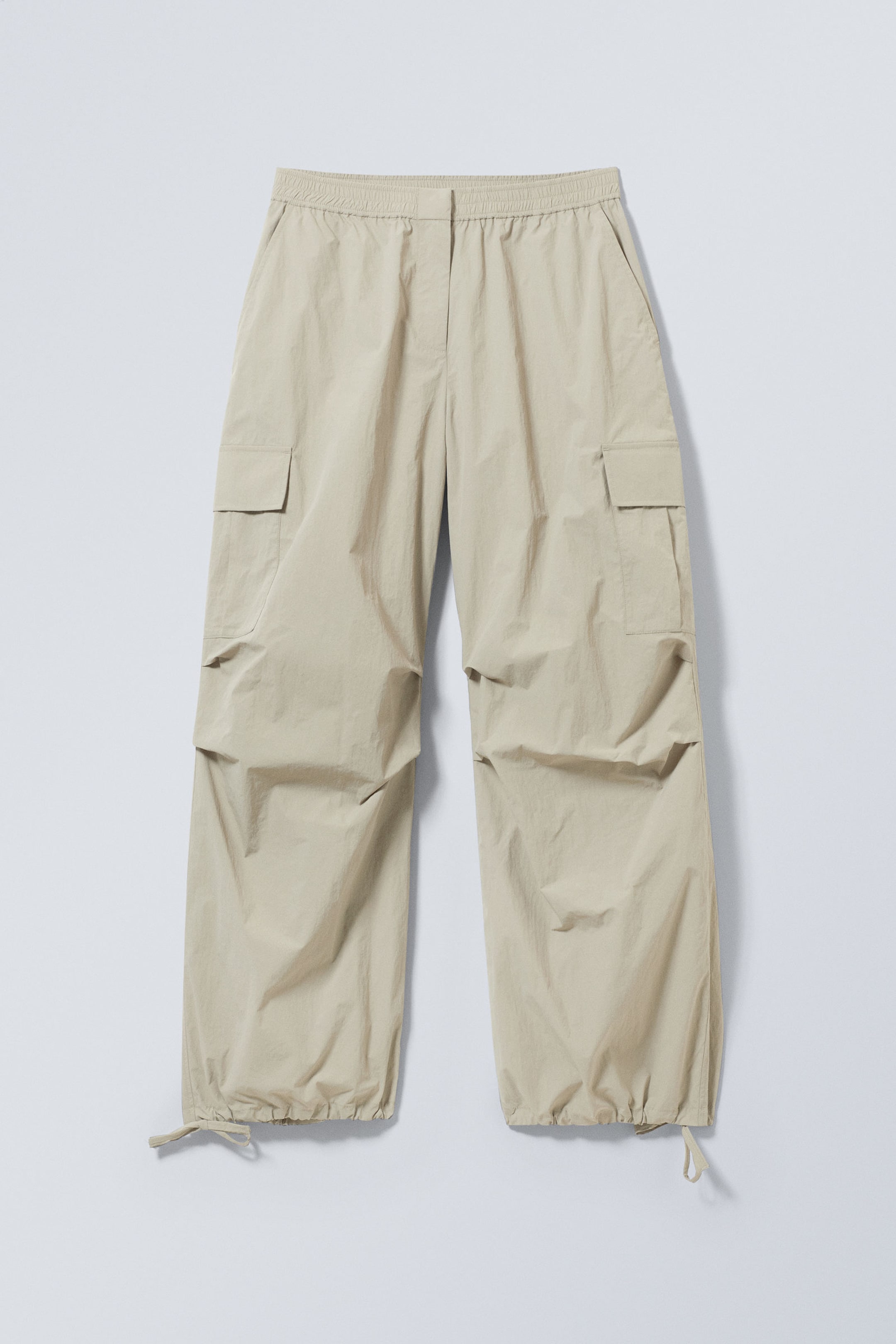 Dunkles Taupe - Fallschirmhose Nila - 0