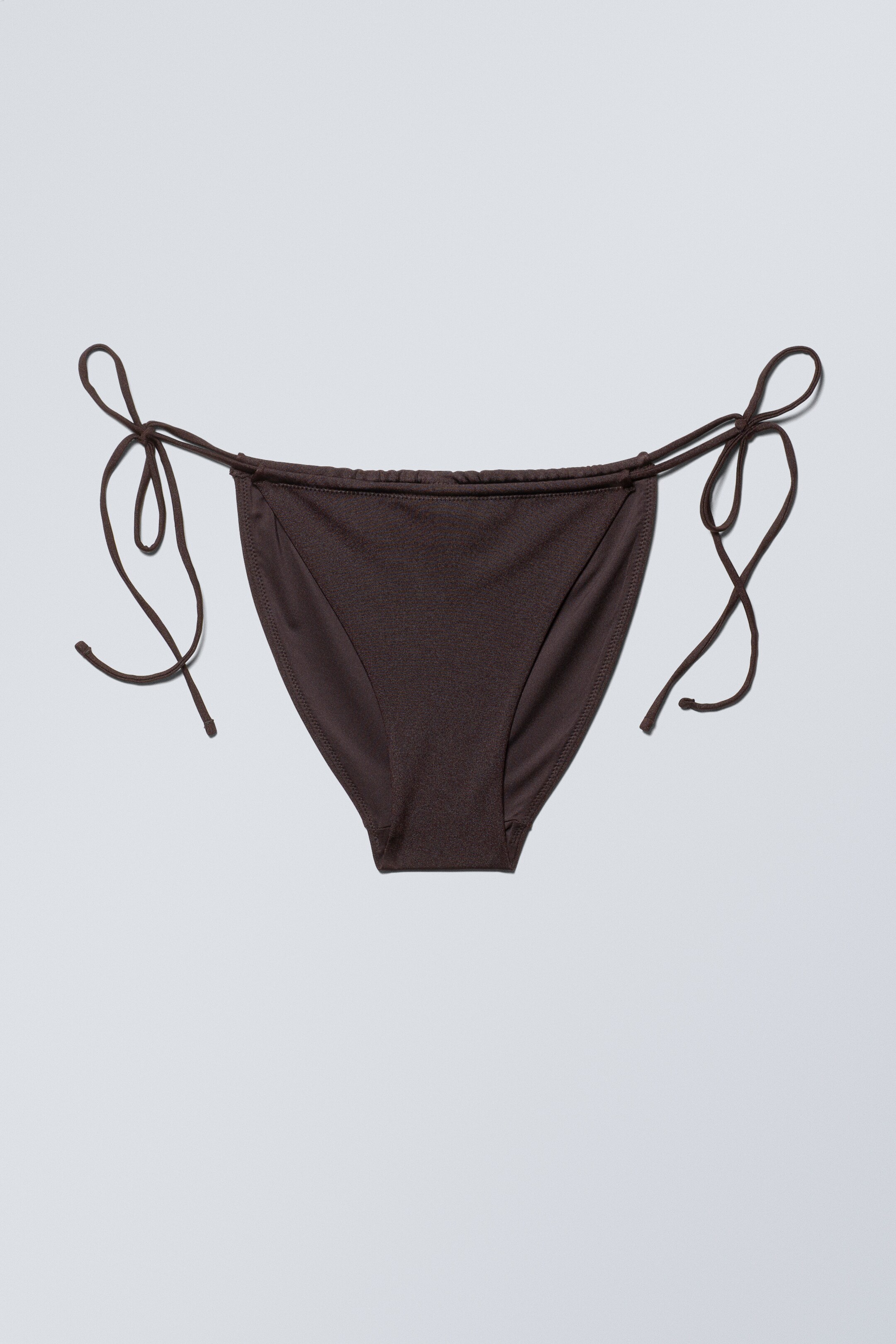 Agrandir l'image: Bas de bikini avec liens à nouer - Marron foncé - FEMME | H&M CH 1