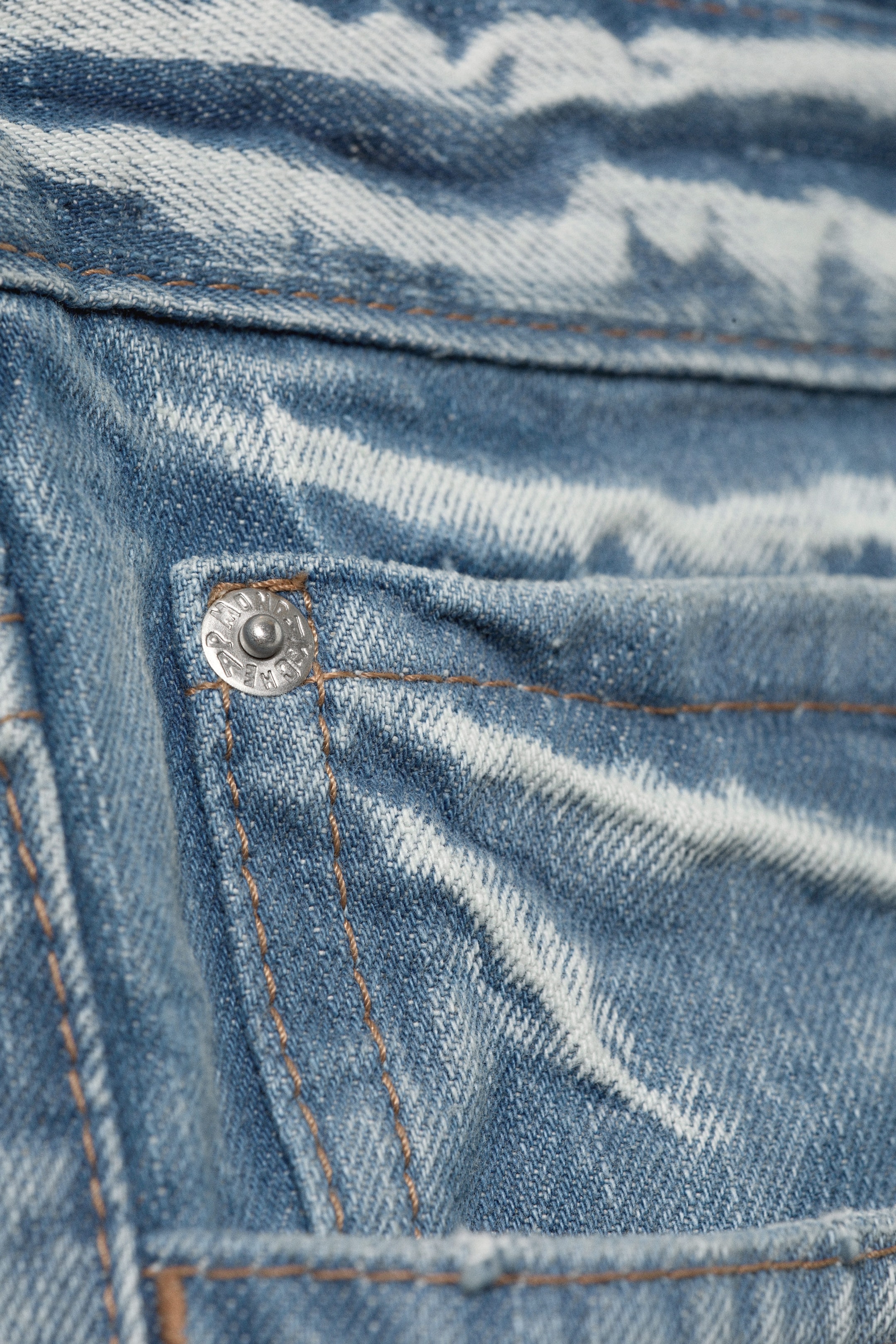 Blue Moon - Hellblau - Anti – Unisex-Jeans mit niedrigem Bund - 5