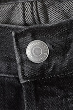 Black - Klean Mid Rise Regular Straight Jeans - 1