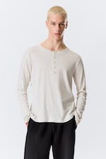 Dimvit - Henley-T-shirt med långa ärmar - 1