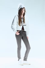 Bored Grey – Gris - Sleezie Low Rise Skinny Jeans - 1