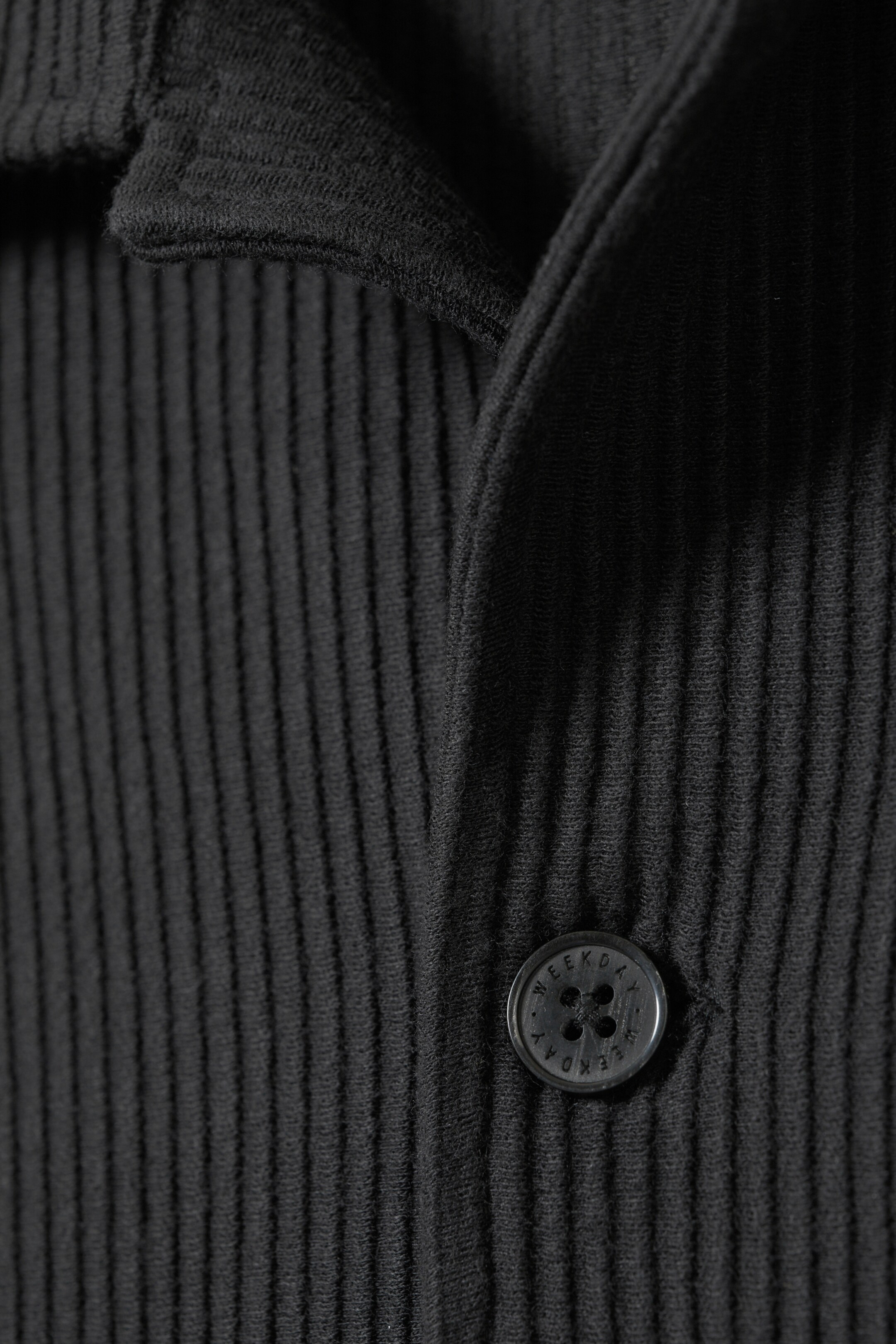 Ingrandisci l'immagine: Rib Relaxed Resort Shirt - Black - UOMO | H&M CH 2