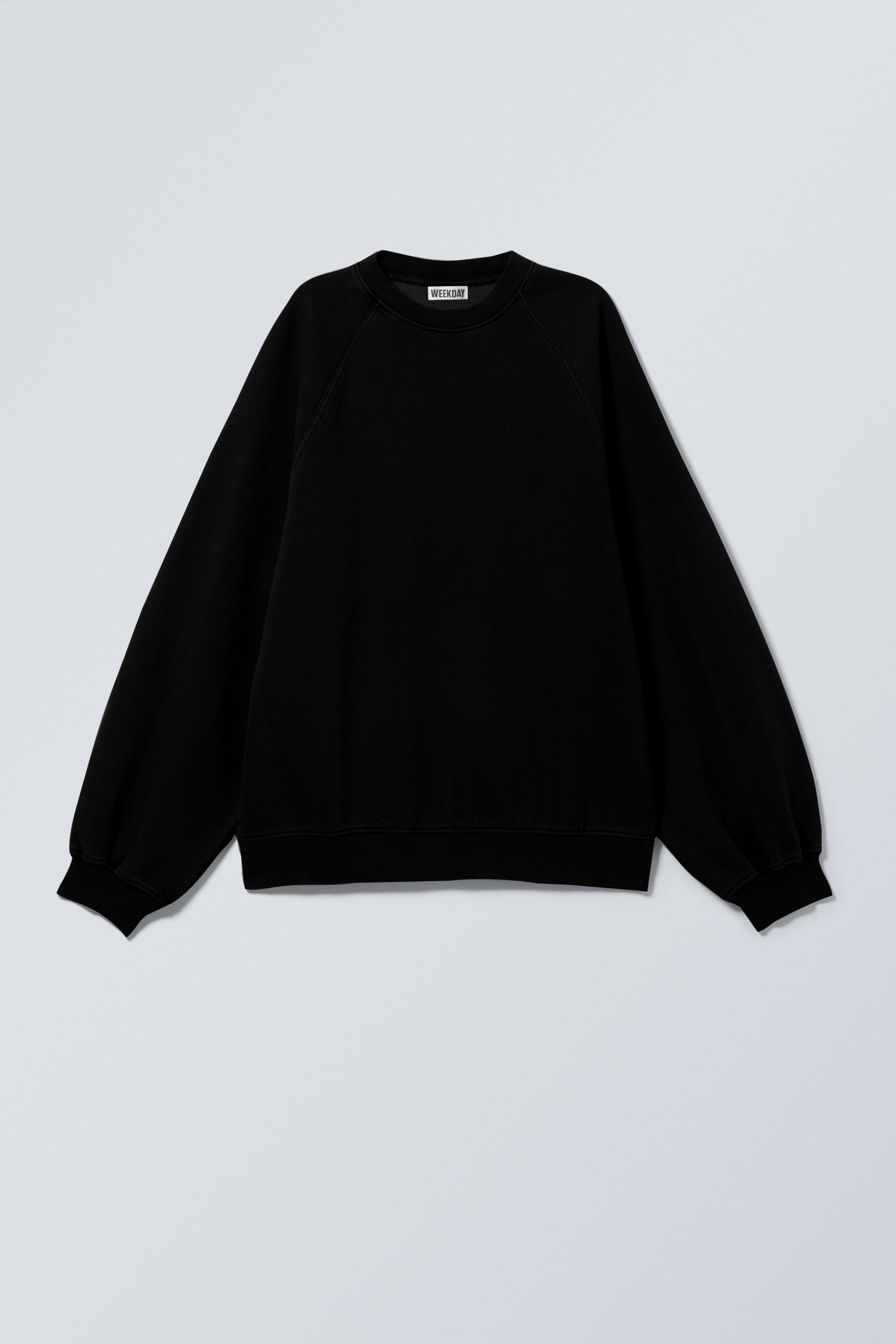 Größeres Bild anzeigen: Entspannter Pullover aus schwerer Baumwolle - Schwarz - Ladies | H&M AT 4