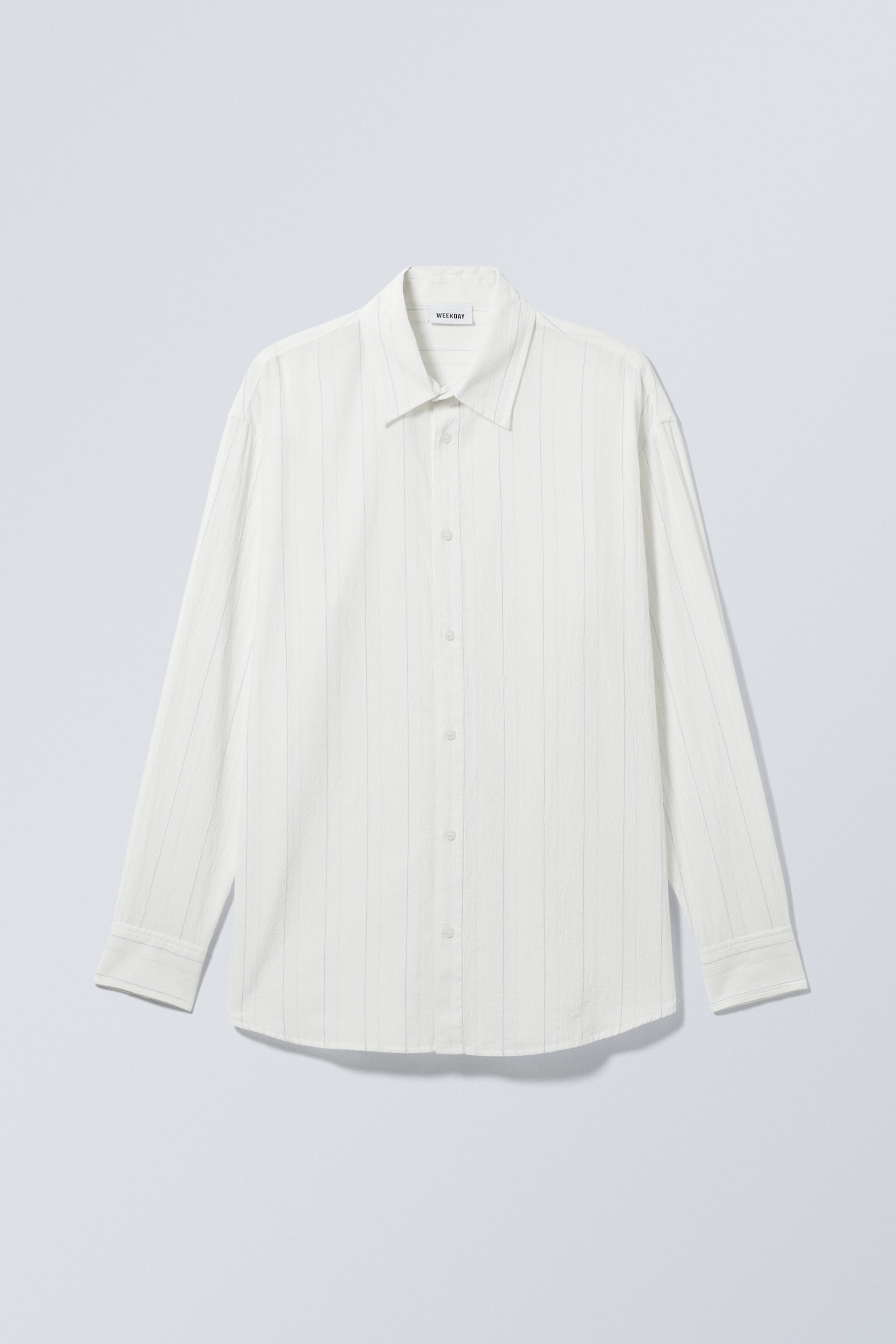 Rayures blanches - Chemise oversize - 0
