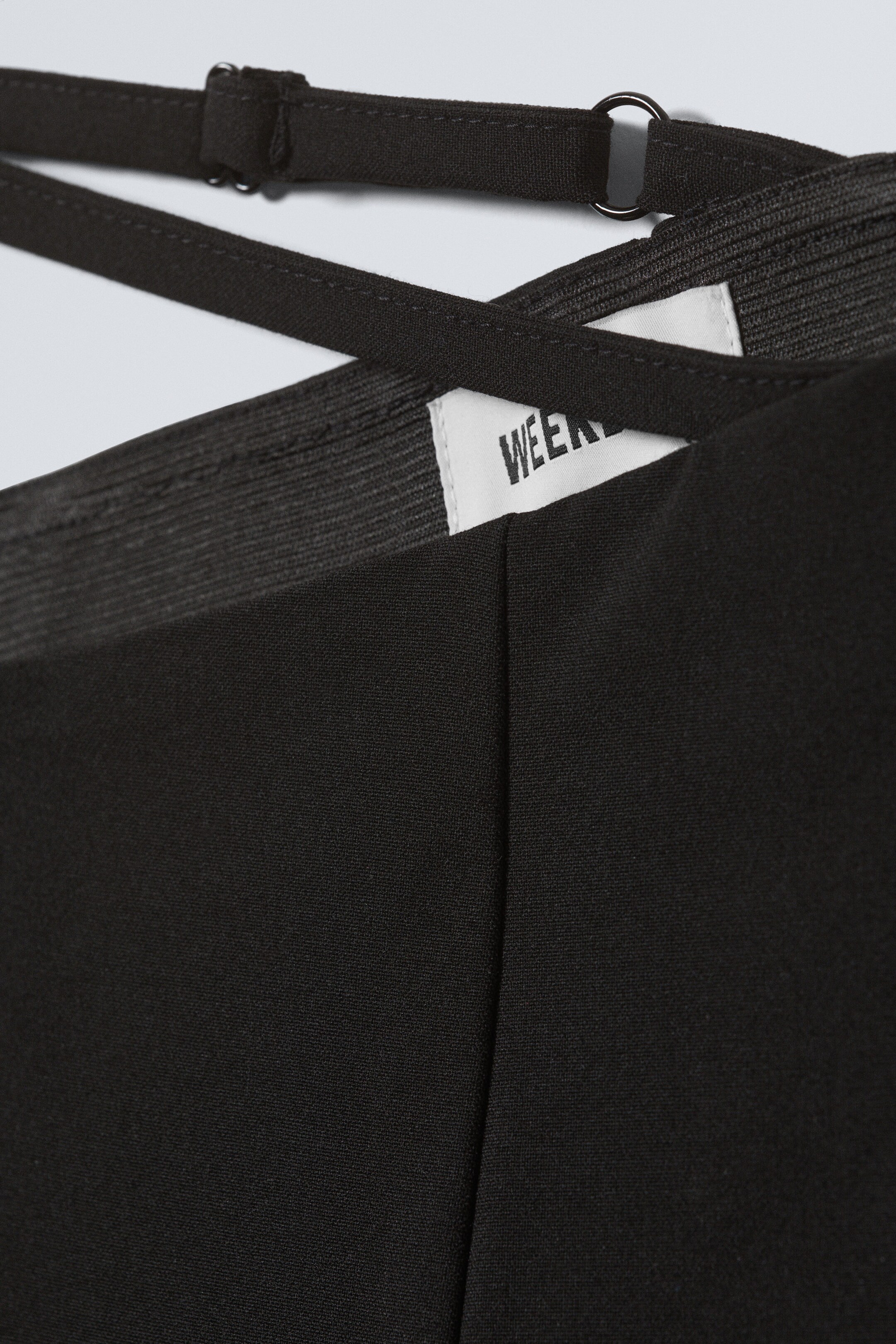 Black - Aline Strappy Trousers - 1