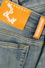 Puddly Blue - Sleezie Low Rise Skinny Jeans - 5