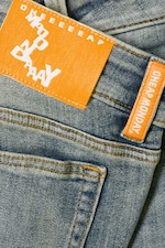 Puddly Blue - Sleezie Low Rise Skinny Jeans - 1