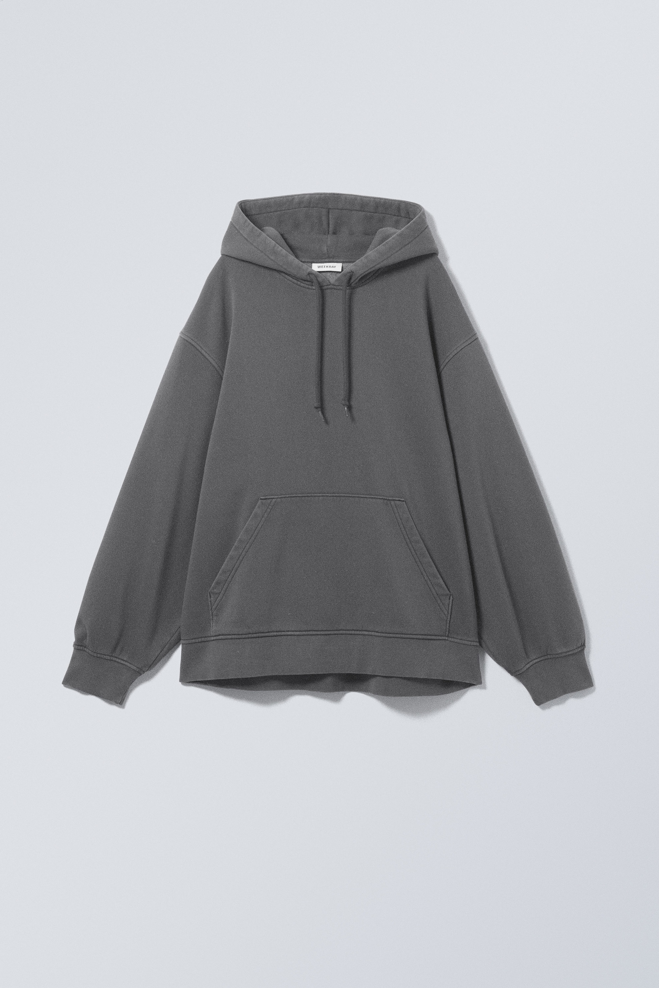 Washed Grey - Essence Washed Oversized Hoodie - 1