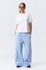 White - Relaxed Boxy Cotton T-shirt - 1