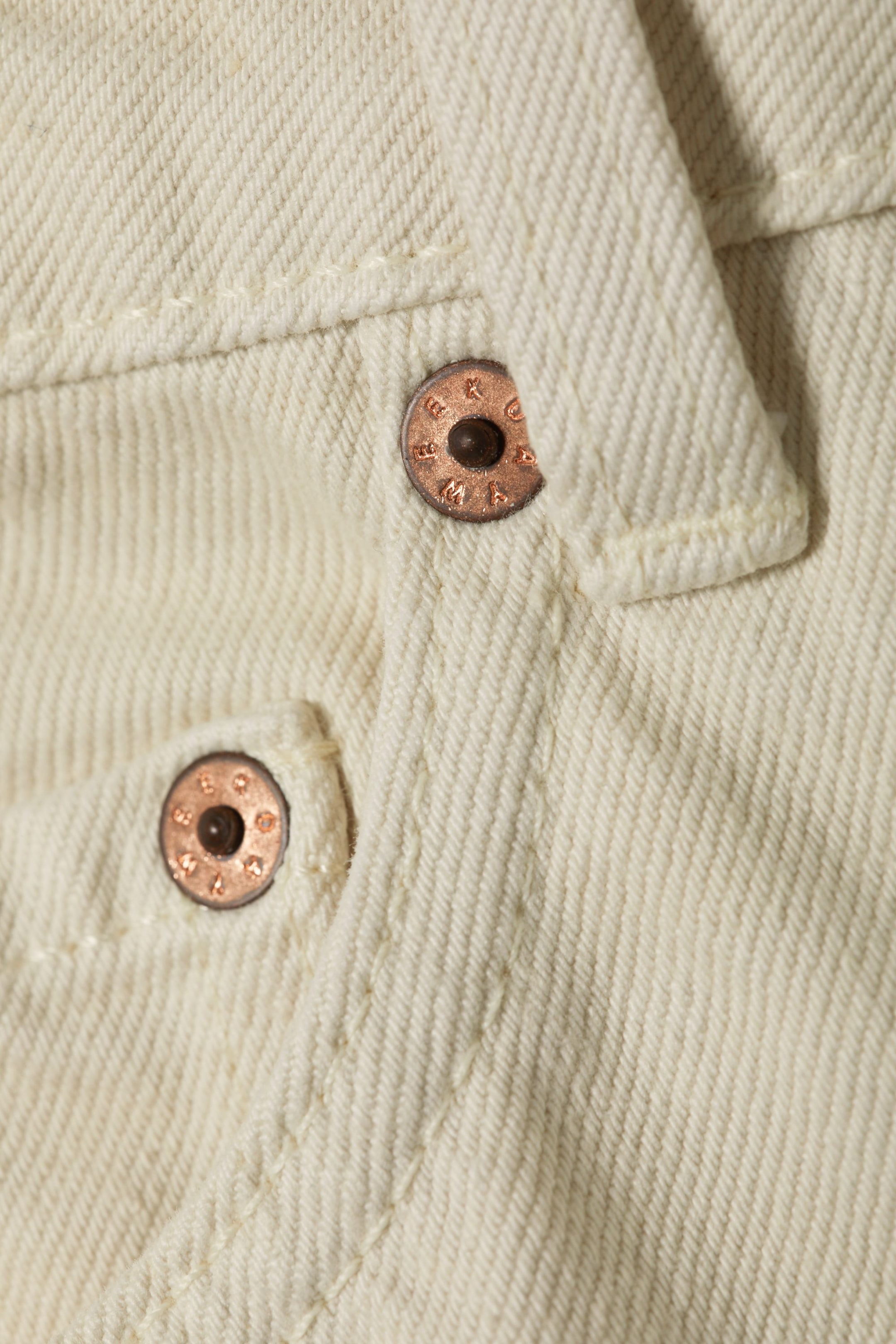 Tinted Ecru - LashHighWaistedRegularTaperedLegJeans - 1