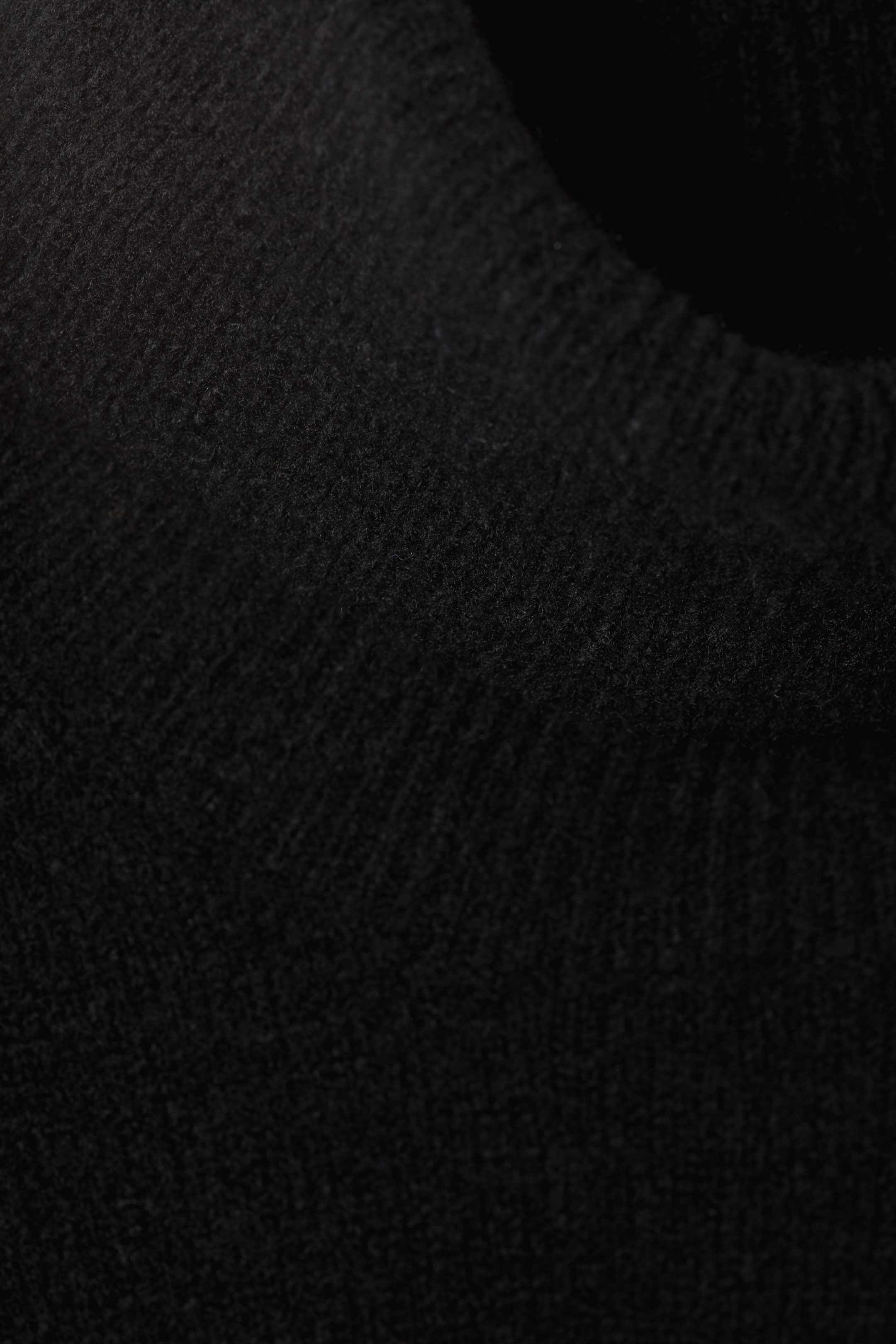 Black - Aggie Turtleneck Sweater - 1
