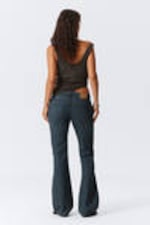 Lake Blue - Mellanblå - Nova Low Waist Slim Bootcut Leg Jeans - 3