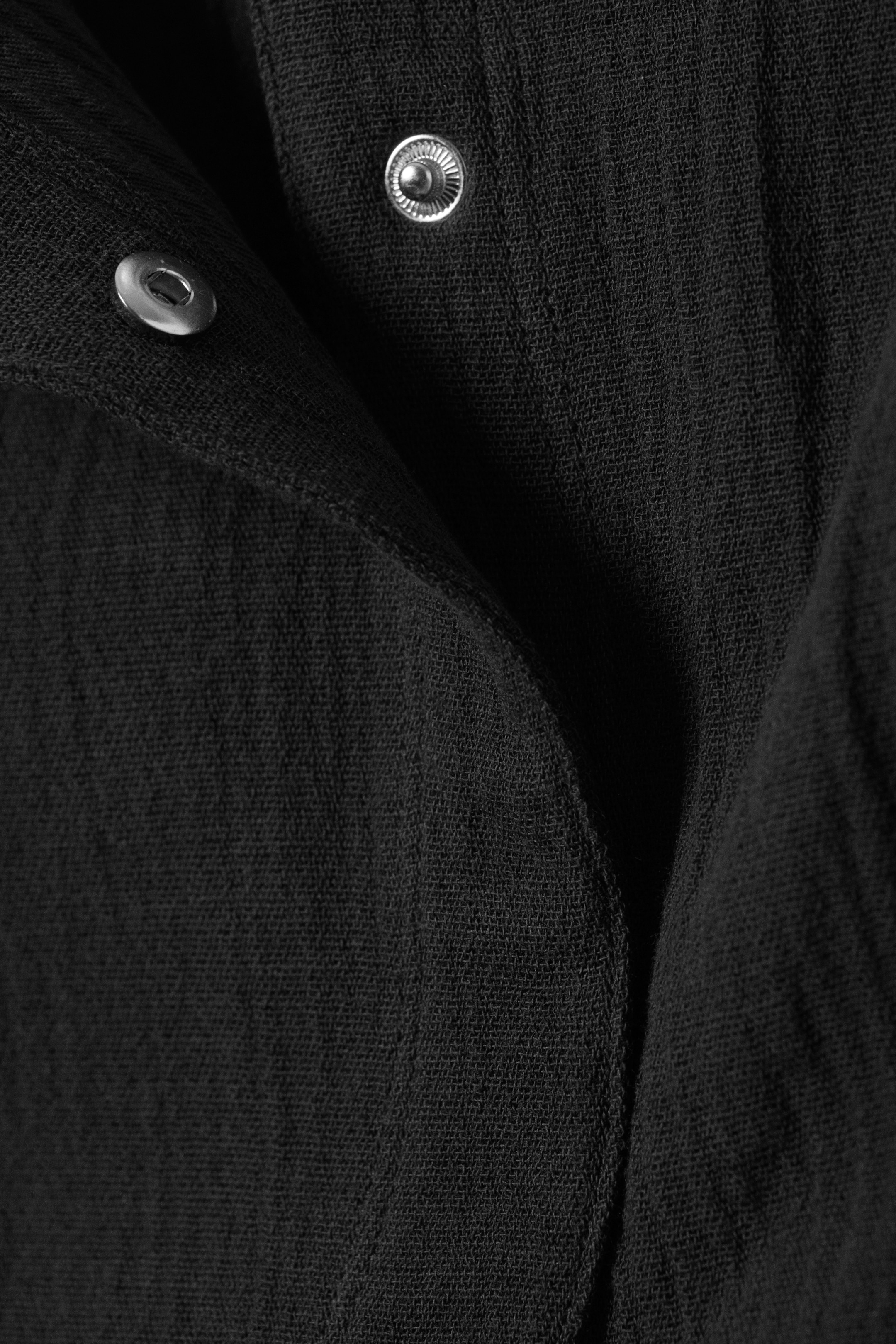 Visa större bild: Ärmlös asymmetrisk peplum topp - Mörkgrå - DAM | H&M SE 6