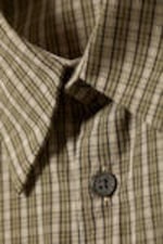 Checked Beige - Regular Fit Checked Cotton Shirt - 1