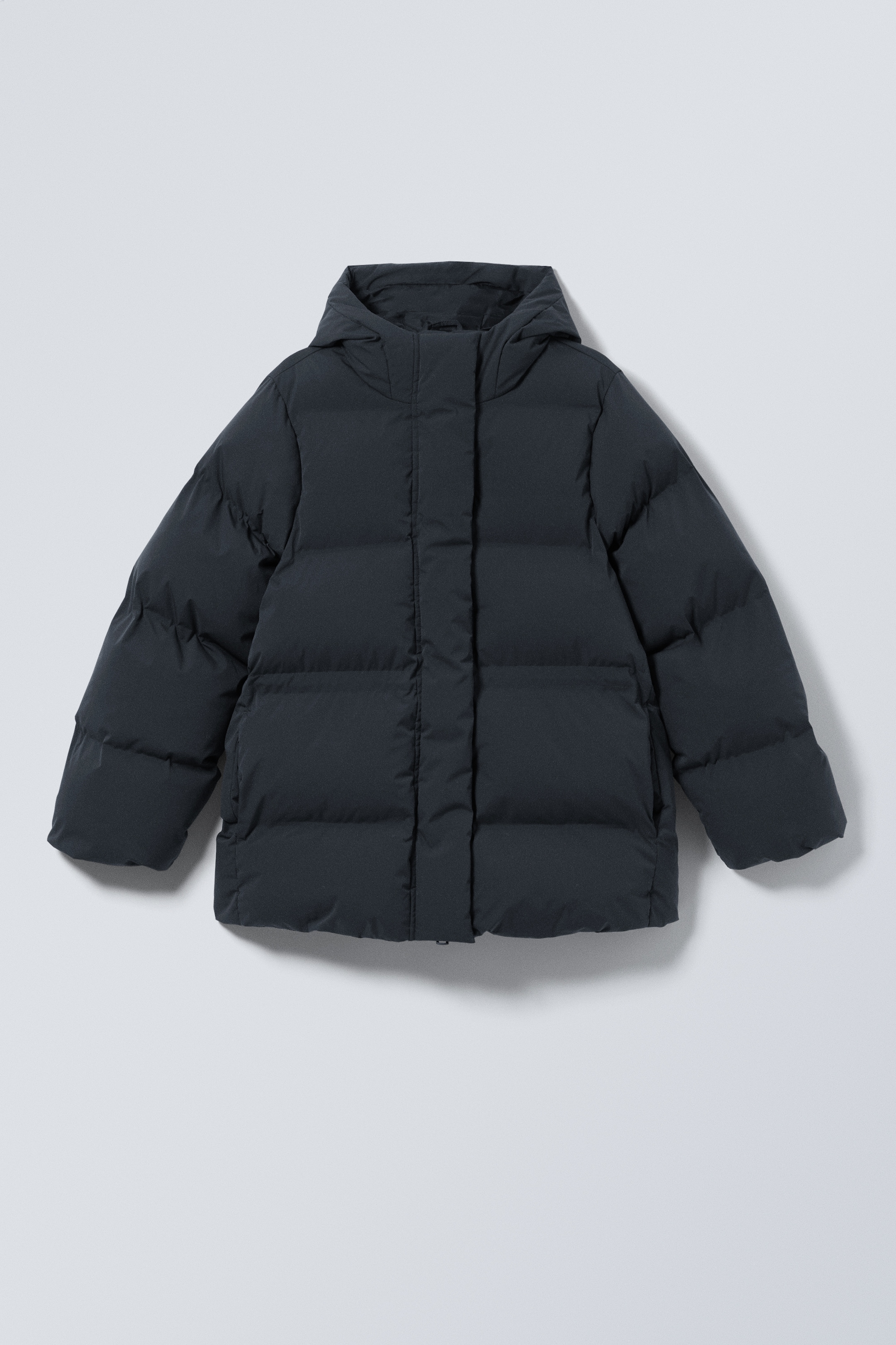 Größeres Bild ansehen: Taillierte Pufferjacke - Dunkelblau - Ladies | H&M DE 1