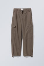 Khaki brown - Getty Cargo Trousers - 0