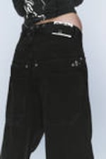 Washed Black - CM x LB Looser Washed Black Unisex Jeans - 2