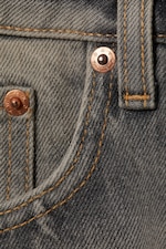 Canyon Grey - Mittelgrau - Abell Mid Waist Regular Barrel Leg Jeans - 7