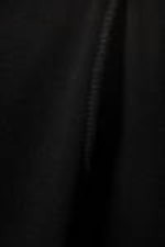 Schwarz - Transparentes Langarm-Top - 1