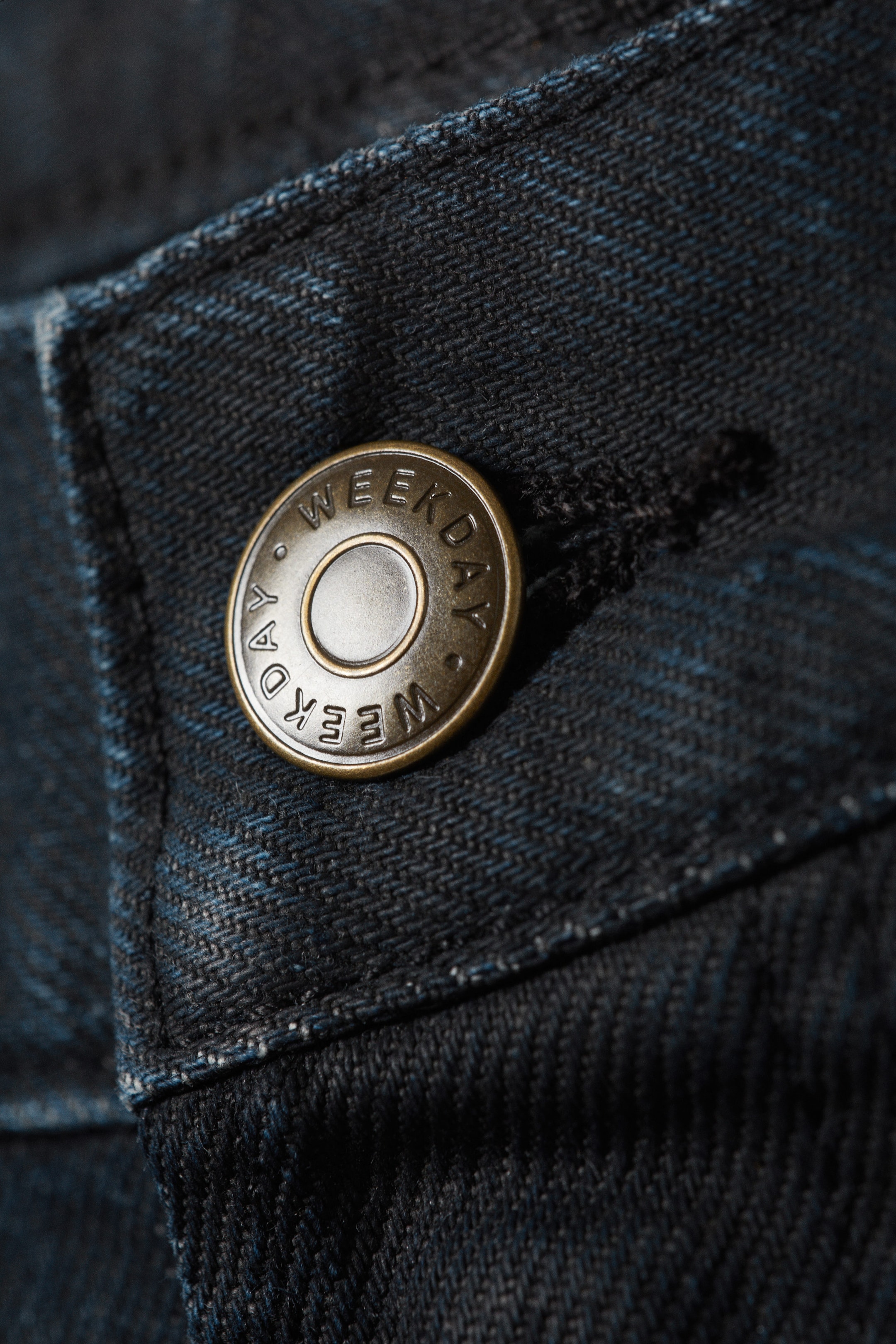 Blue Layer - Lediga Normalhöga Vida Jeans - 1