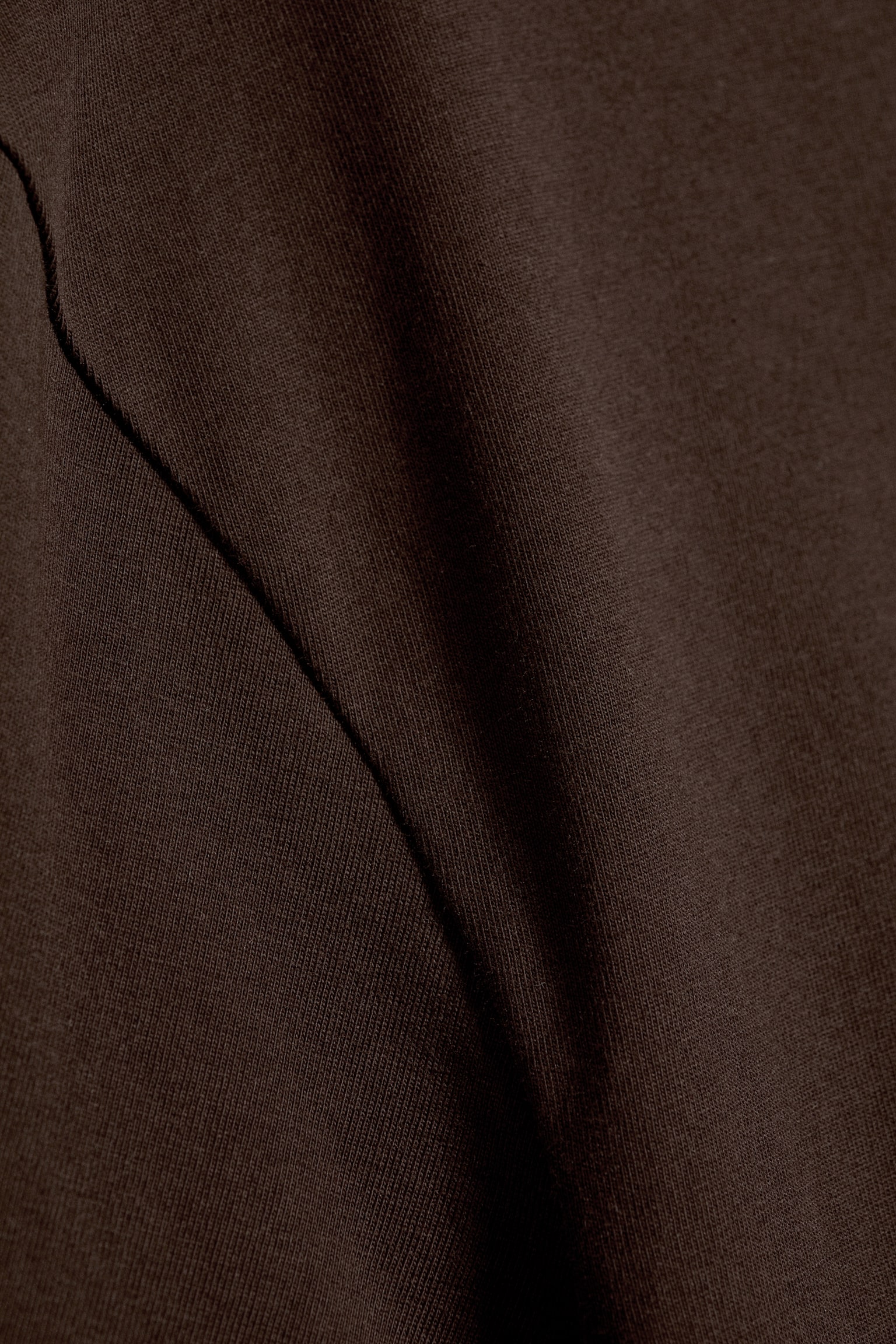 Nauwsluitend T-shirt met Dart Detail - Donkerbruin/Wit/Licht kakigroen/Lichtroze - 5