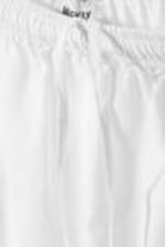 White - Tiered Maxi Poplin Skirt - 1