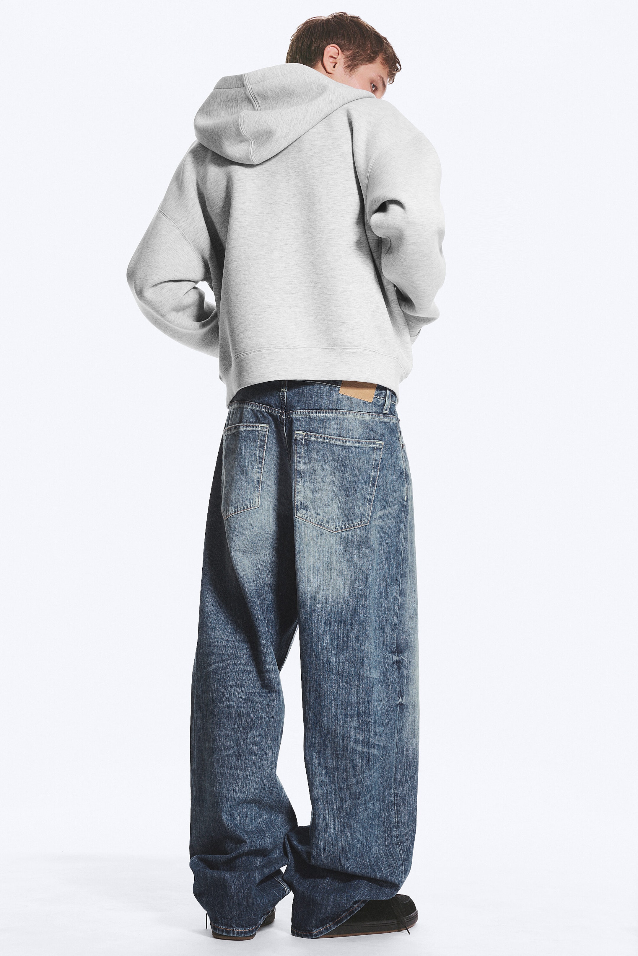 Light Grey Melange - Simon Scuba Zip Hoodie - 6