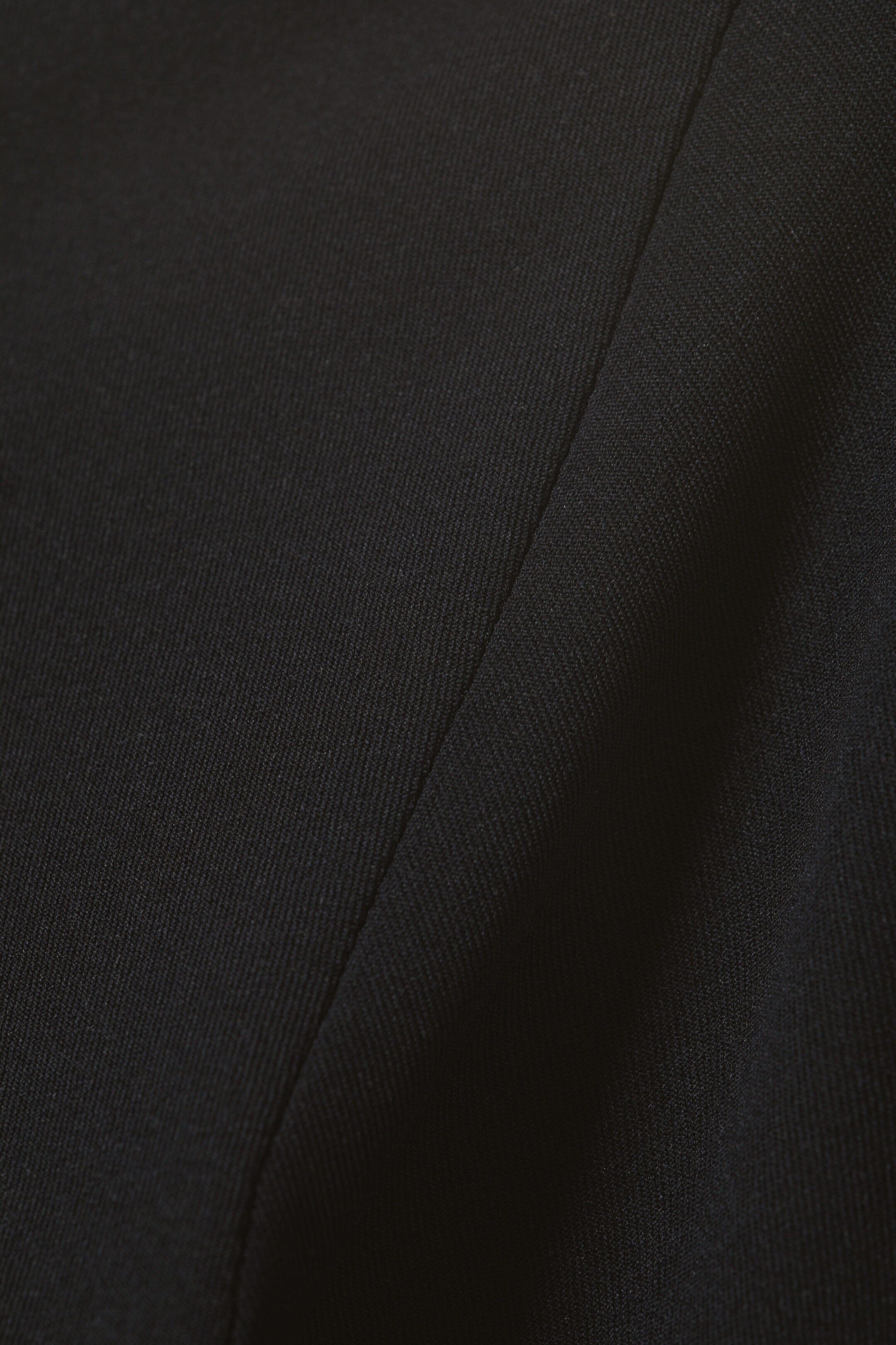 Black - Sheer Boatneck Long Sleeve - 1
