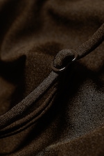 Marron foncé - Haut de bikini triangle dos nageur - 4