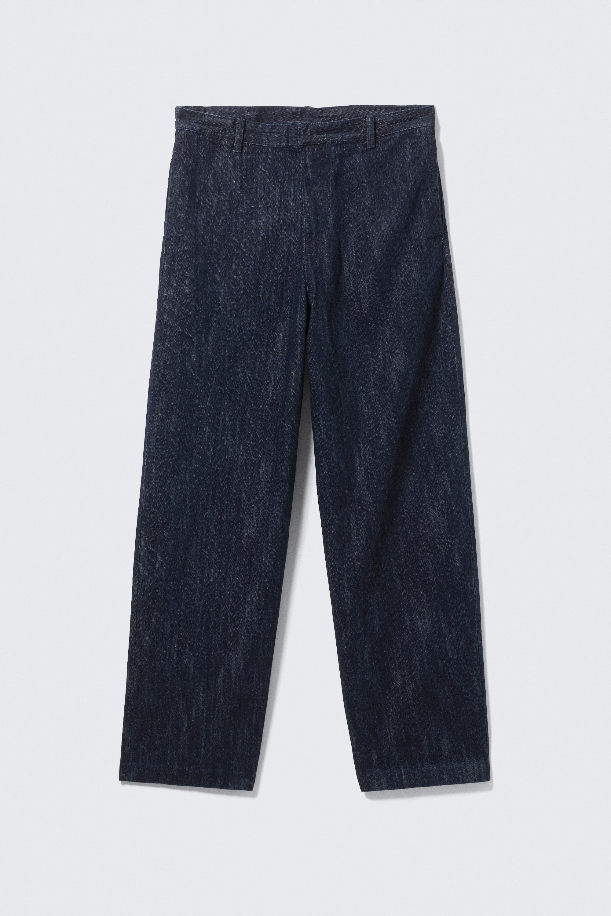 Pantalones de traje de denim - Slub Rinse - azul oscuro